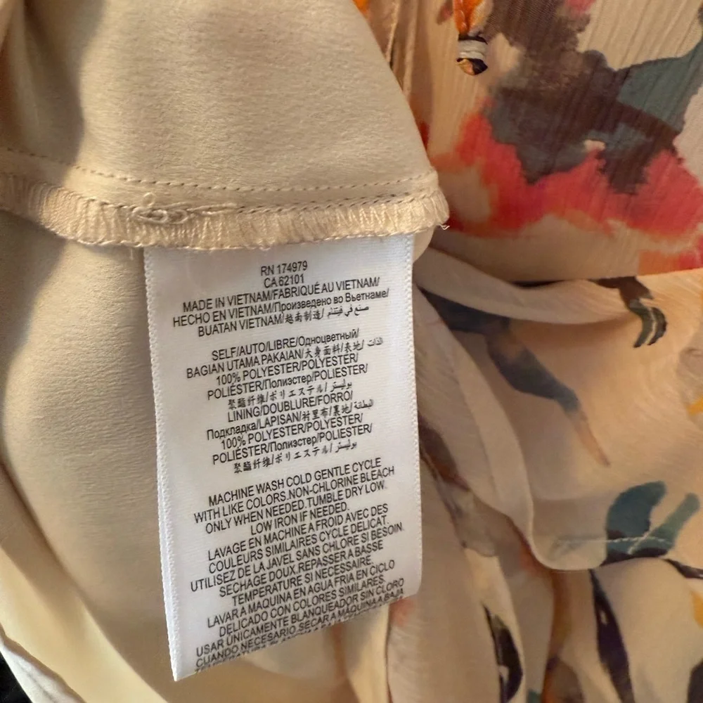BCBGeneration Floral Long Sleeve Dress, Size 2